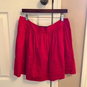 EUC Banana Republic short Red flare skirt